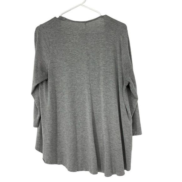 Womens Torrid Cardigan Open Front Gray Club Size 00 XS Swing 3267 - Picture 5 of 7